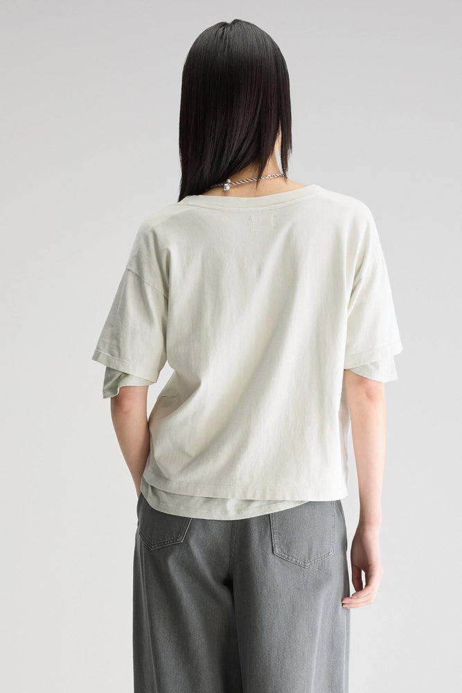 Bellerose STORMI SHORT-SLEEVE T-SHIRT Chalk