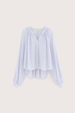 Bellerose TONKA REGULAR STRIPED BLOUSE Blue shirt / Off white