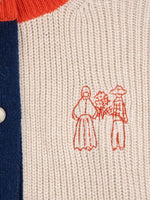 Bobo Choses Color Block Texture Cardigan