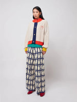 Bobo Choses Color Block Texture Cardigan