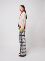 Bobo Choses Color Block Texture Cardigan
