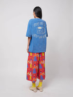 Bobo Choses Cup of Tea Oversized T-shirt Light Blue