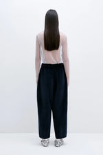 Cordera CORDUROY BAGGY PANTS NAVY