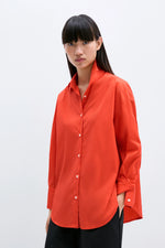 Cordera OVERSIZE COTTON SHIRT CORAL