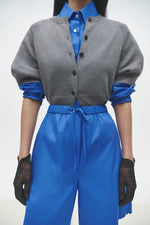 Cordera COTTON & CASHMERE TOP - GREY