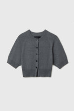 Cordera COTTON & CASHMERE TOP - GREY
