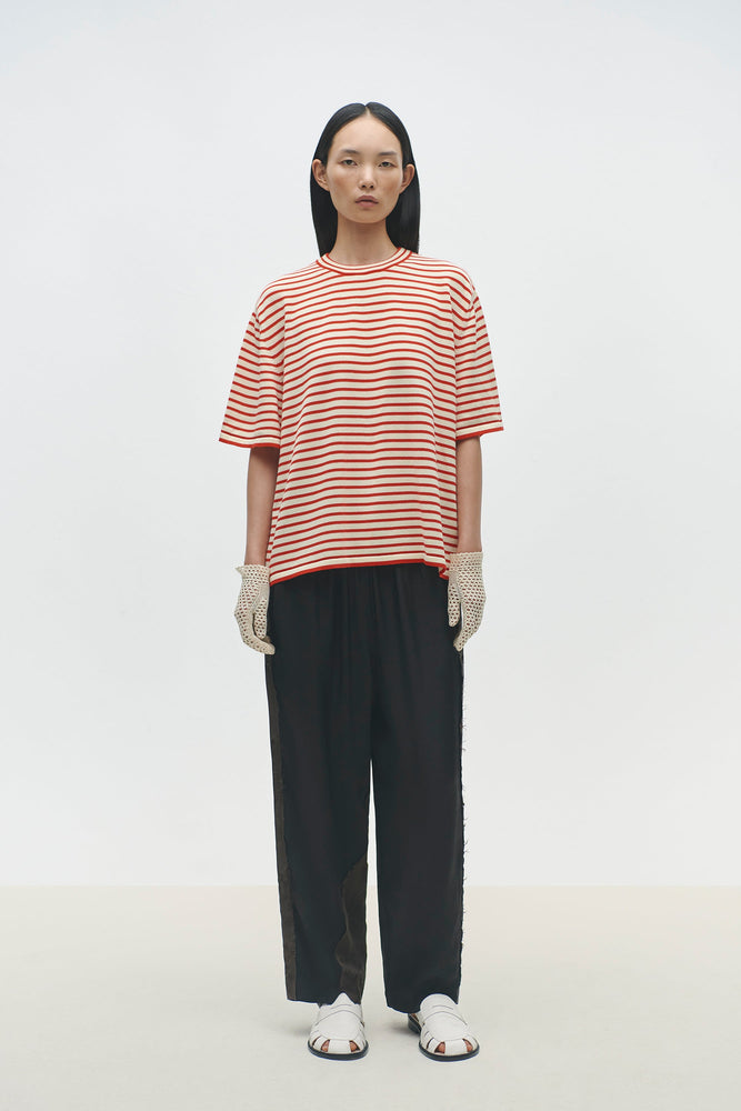 Cordera ORGANIC COTTON OVERSIZED STRIPED T-SHIRT