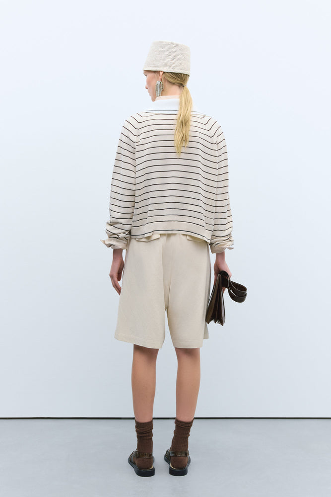 Cordera ORGANIC COTTON STRIPED POLO
