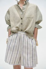 Cordera STRIPED BERMUDA WITH LACE