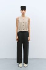 Cordera FLECKED COTTON VEST - Natural