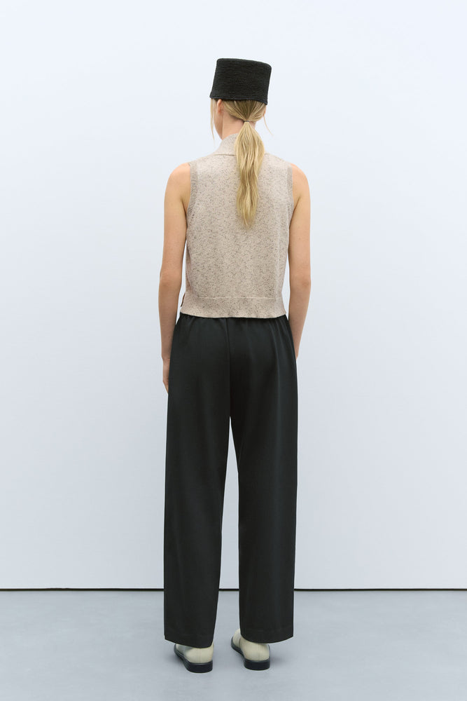 Cordera FLECKED COTTON VEST - Natural