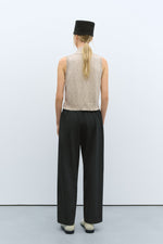 Cordera FLECKED COTTON VEST - Natural