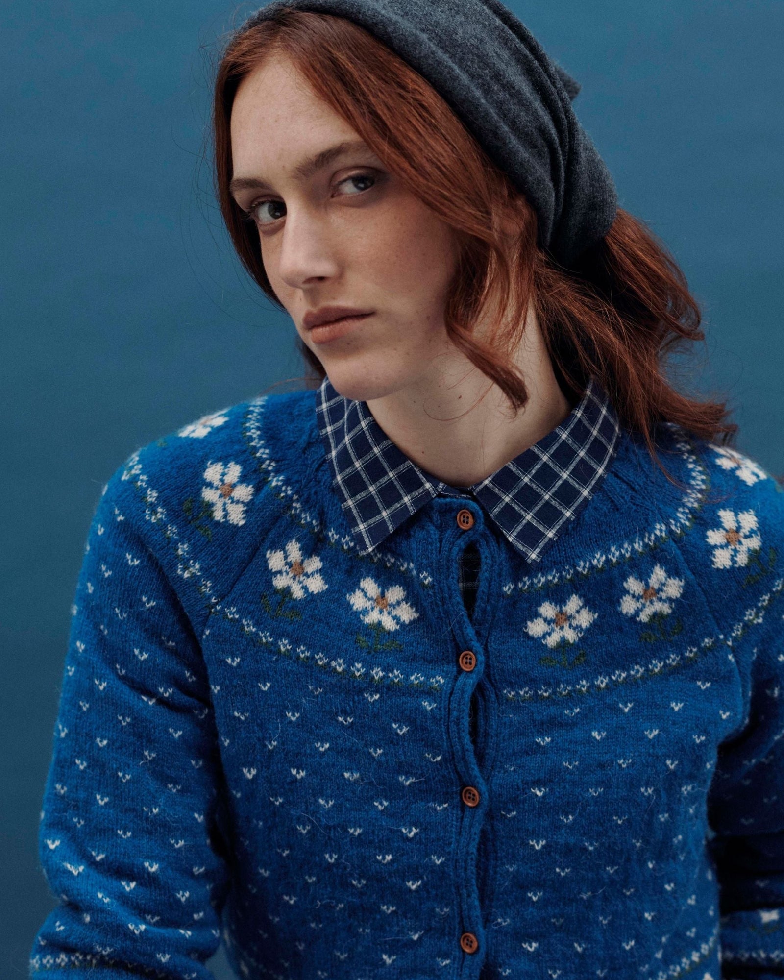 カーディガン emile et ida alpaga cardigan Emile Cardigan - Ecru - Alpaca - Sézane