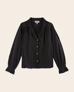 EMILE & IDA Capucine vintage blouse - Black