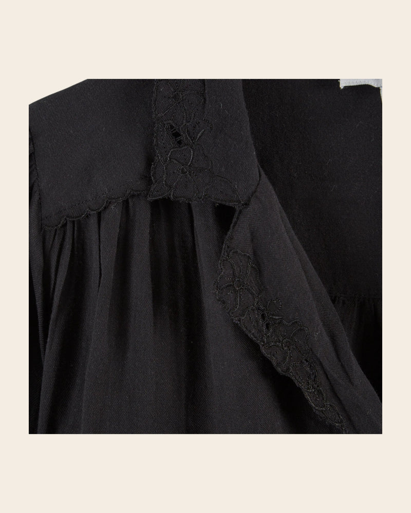 EMILE & IDA Capucine vintage blouse - Black