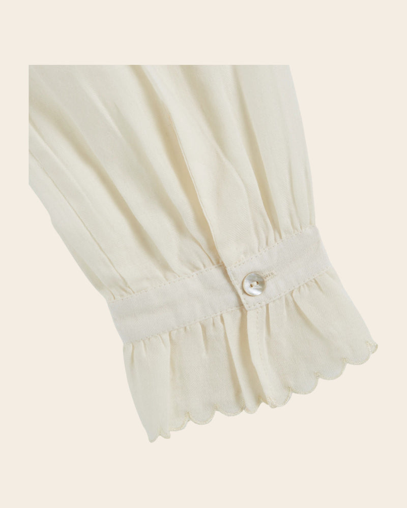EMILE & IDA Capucine vintage blouse - Cream