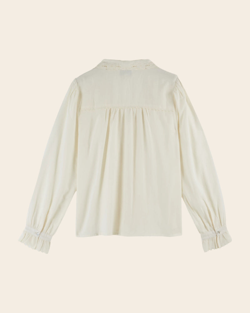 EMILE & IDA Capucine vintage blouse - Cream