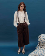 EMILE & IDA Charline embroidered vintage blouse - Cream