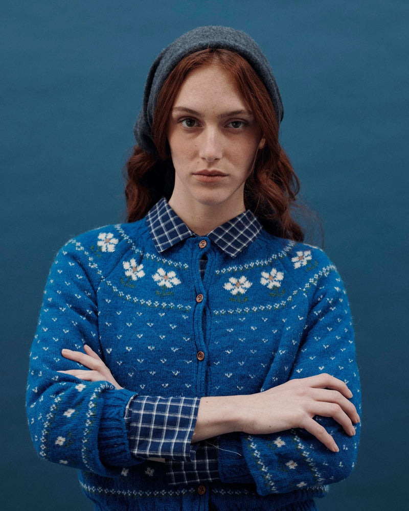 EMILE & IDA Clarance khadi checks shirt - Gramercy