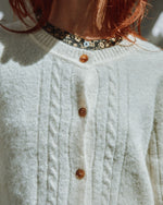 EMILE & IDA Cold Irish twist pullover - Cream