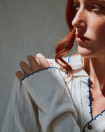 EMILE & IDA Cyrano pointelle polo - Cream