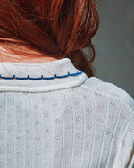 EMILE & IDA Cyrano pointelle polo - Cream
