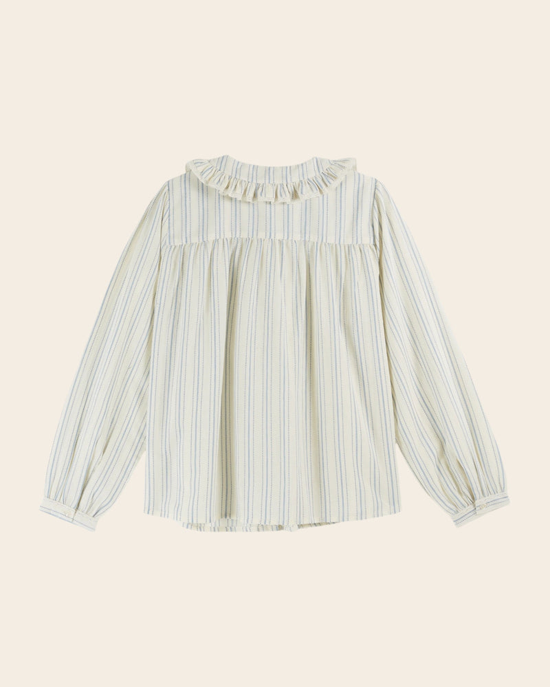 EMILE & IDA Cyrielle ruffles striped blouse - Rayure