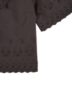 EMILE & IDA English embroidery blouse - Asphalt Grey