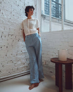EMILE & IDA Embroidered vintage blouse - Ecru