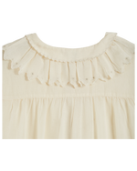 EMILE & IDA Embroidered vintage blouse - Ecru