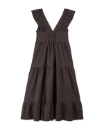 EMILE & IDA English embroidery maxi dress - Asphalt Grey