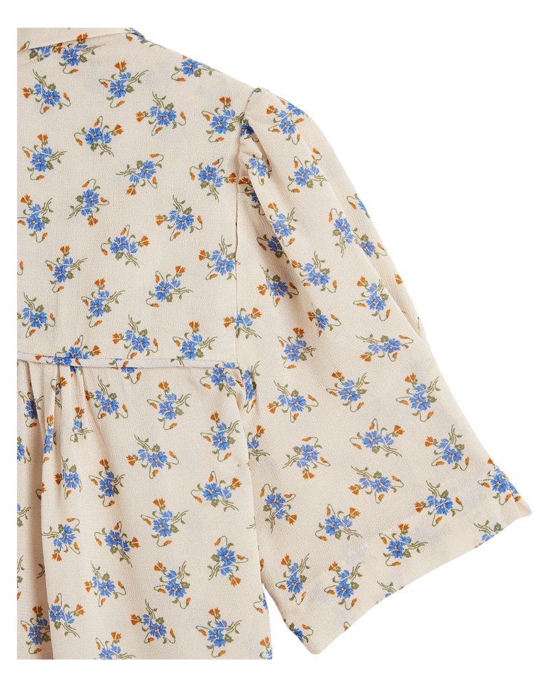 EMILE & IDA Blouse with blue flowers - Clematite