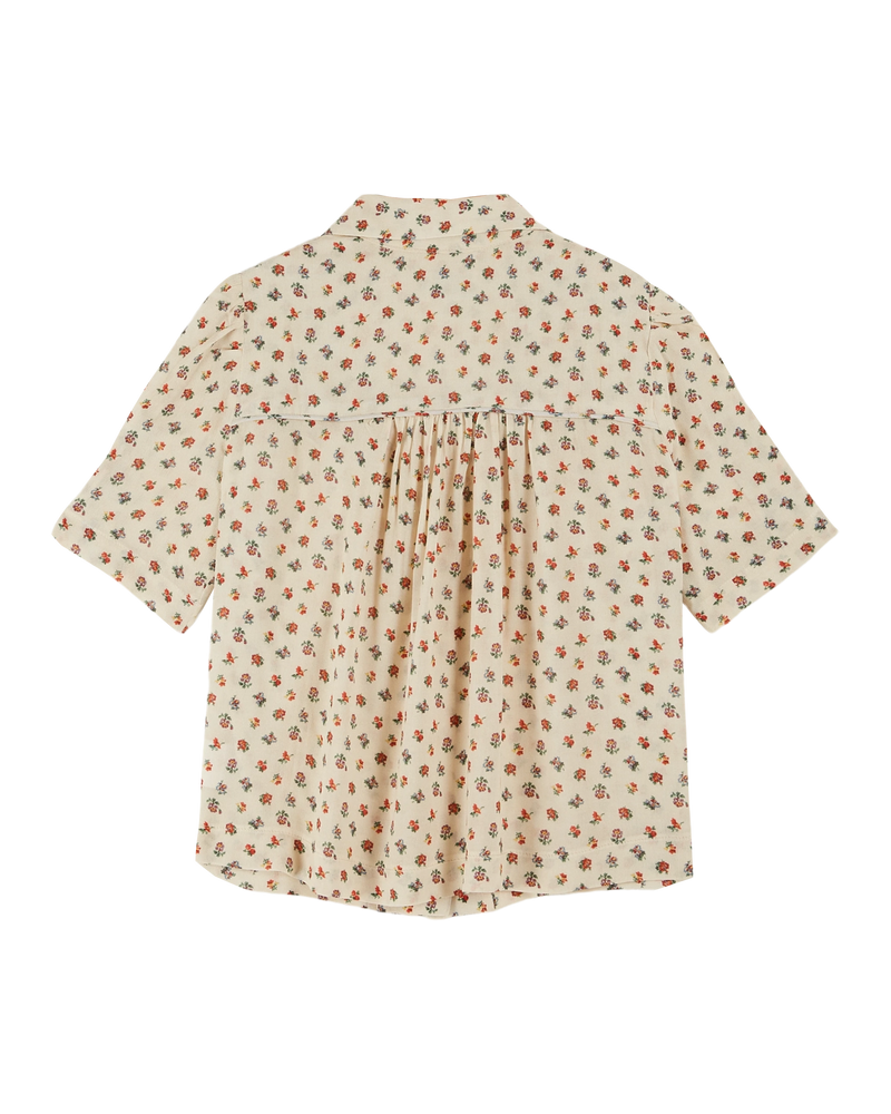 EMILE & IDA Blouse with blue flowers - Freesia