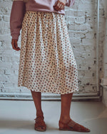 EMILE & IDA Midi skirt - Ecru freesia