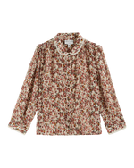 EMILE & IDA Crepon blouse - Myosotis Rose