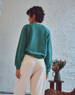 EMILE & IDA Sweatshirt - Green Trefle