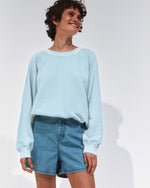 EMILE & IDA Natural dye sweatshirt - Ice blue