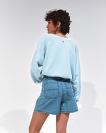 EMILE & IDA Natural dye sweatshirt - Ice blue