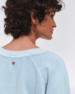 EMILE & IDA Natural dye sweatshirt - Ice blue