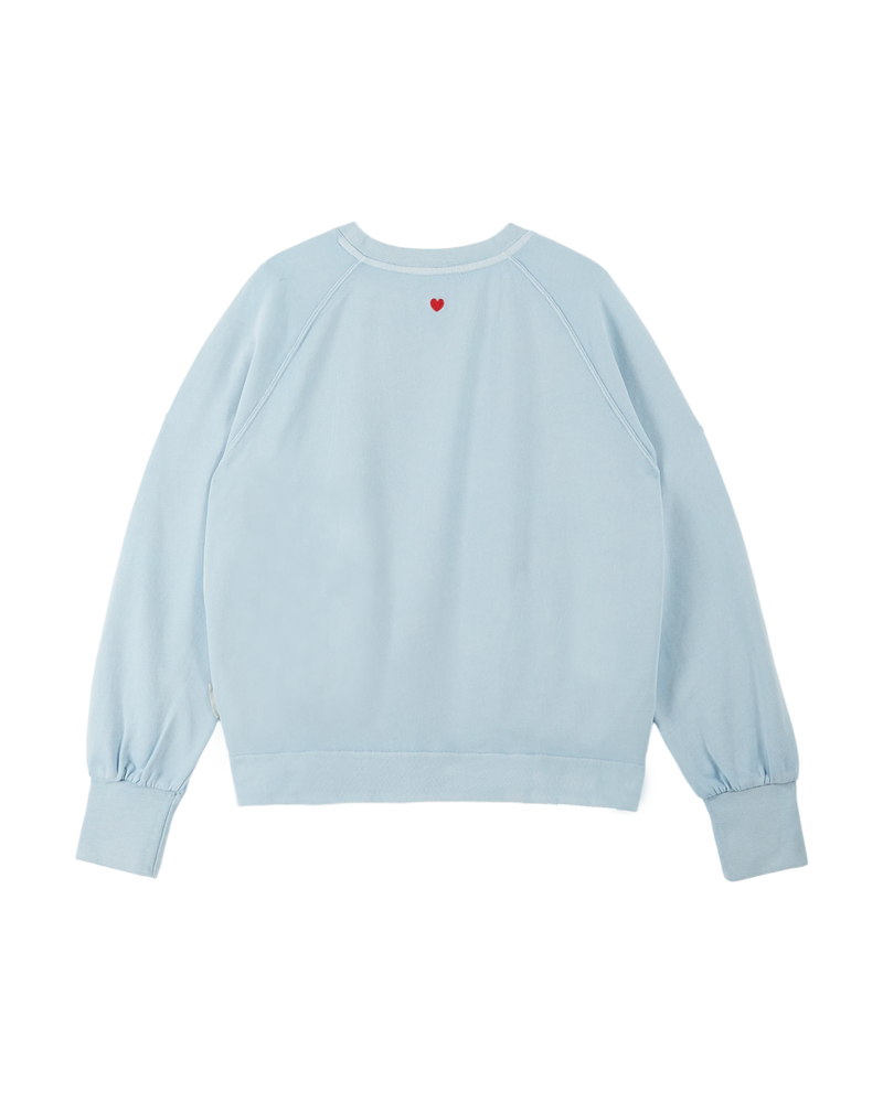 EMILE & IDA Natural dye sweatshirt - Ice blue