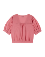 EMILE & IDA Vintage embroidered blouse - Raspberry