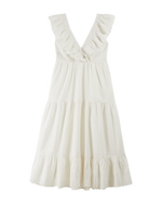 EMILE & IDA English embroidery maxi dress - White