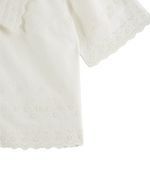 EMILE & IDA English embroidery blouse - White