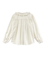 EMILE & IDA White lurex striped blouse