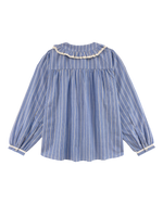 EMILE & IDA Blue and white striped blouse