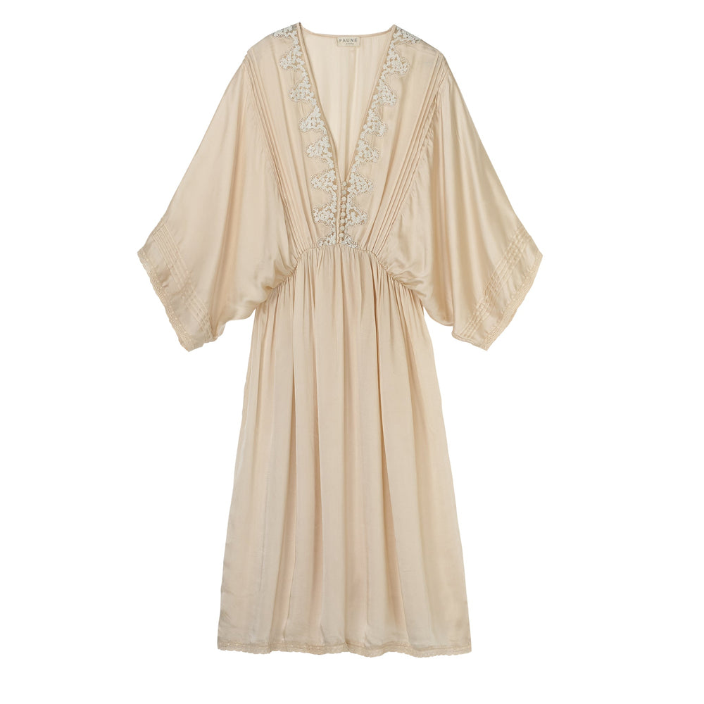 FAUNE Honeysuckle dress - Natural blush