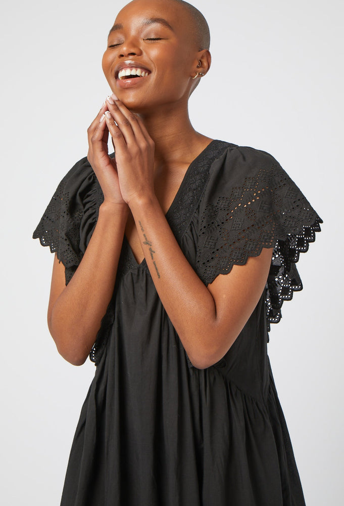 FAUNE Camelia dress - Black