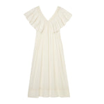 FAUNE Camelia dress - Vintage white