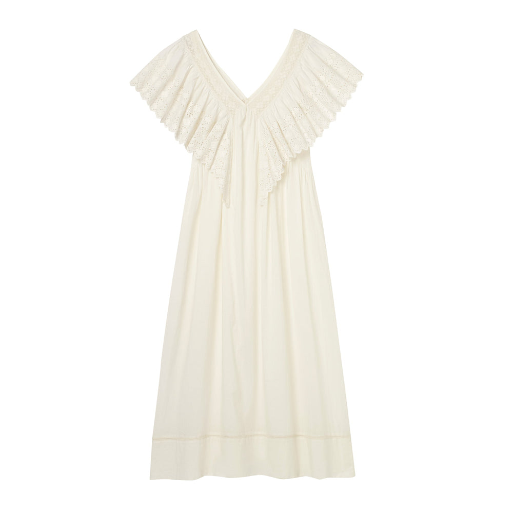 FAUNE Camelia dress - Vintage white