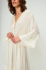 FAUNE Dahlia dress - Oyster